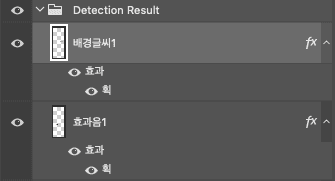 The layer added to Detection Result